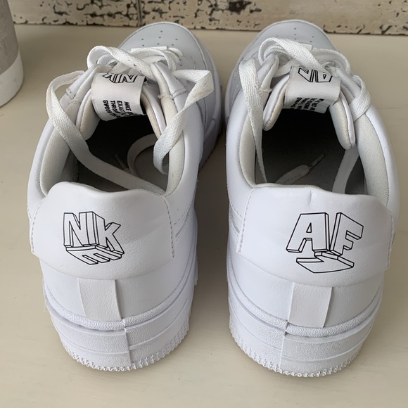 Women’s Nike Air Force 1 Pixel Sneakers White, Sz 9.5 - Picture 5 of 11